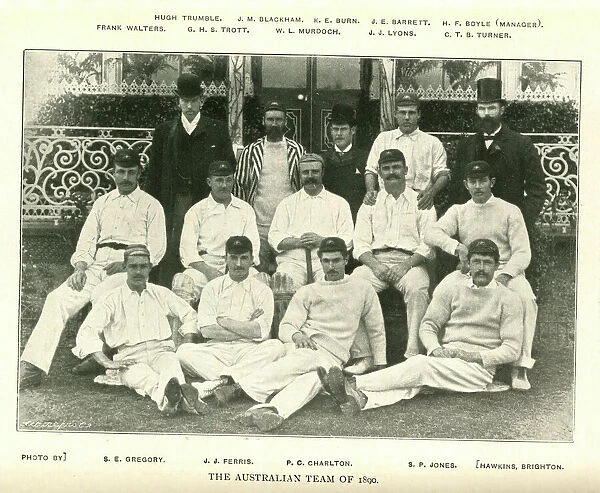 The Australian Cricket Team 1890