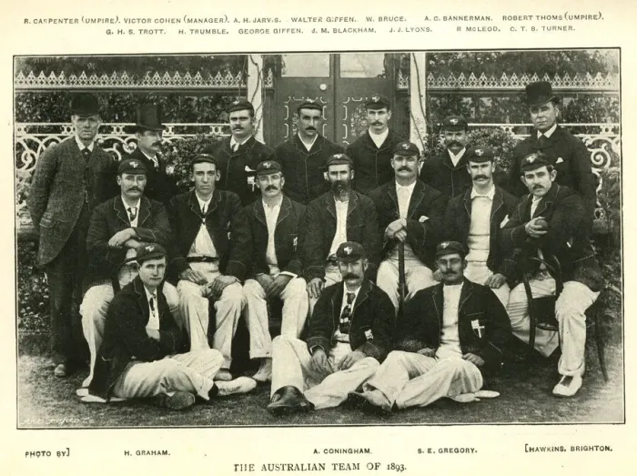 Framed Print : The Australian Cricket Team 1893 Framed Print : The Australian Cricket Team 1893