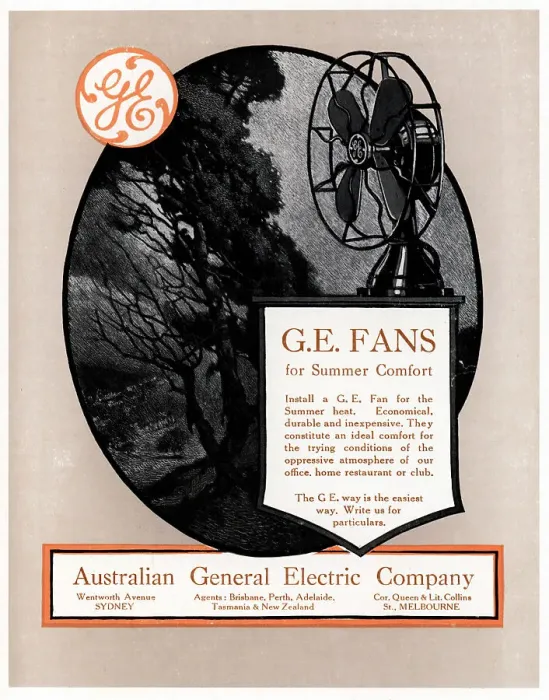 Framed Print : Australian General Electric Advertisement Framed Print : Australian General Electric Advertisement