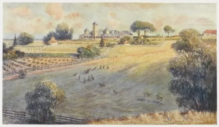 Framed Print : Australian Homestead Framed Print : Australian Homestead