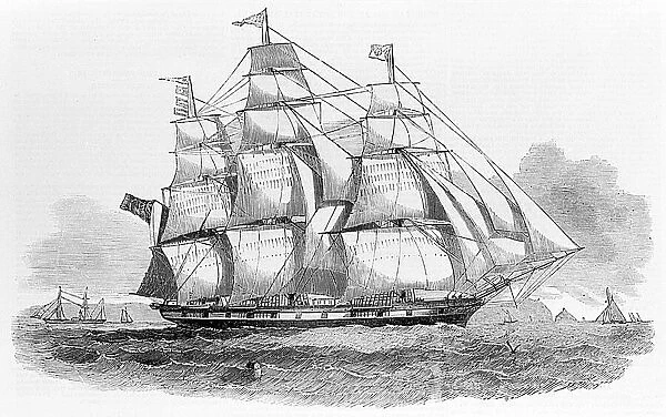 Australian packet ship, the Ben Nevis