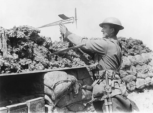 Australian soldier, Croix du Bac near Armentieres, WW1