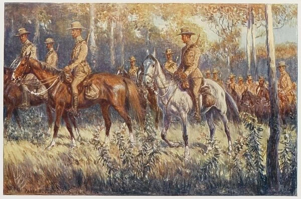 Australian Soldiers. Citizen soldiers, Australia - a cavalry force in the bush
