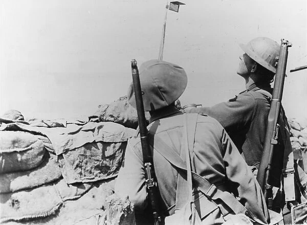 Australian soldiers, Croix du Bac near Armentieres, WW1