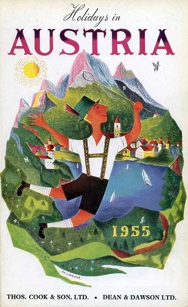 Austria. Thomas Cook Brochure Cover - Austria.. 1955