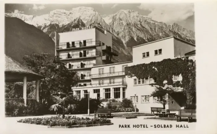 Framed Print : Austria - Park Hotel, Solbad Hall Framed Print : Austria - Park Hotel, Solbad Hall
