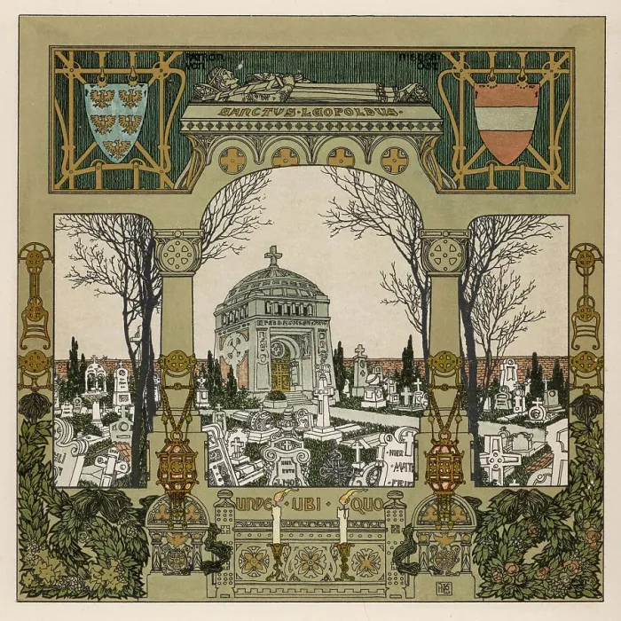 Framed Print : AUSTRIAN CEMETERY Framed Print : AUSTRIAN CEMETERY