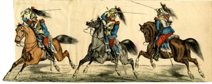 Framed Print : Austrian Dragoons Framed Print : Austrian Dragoons