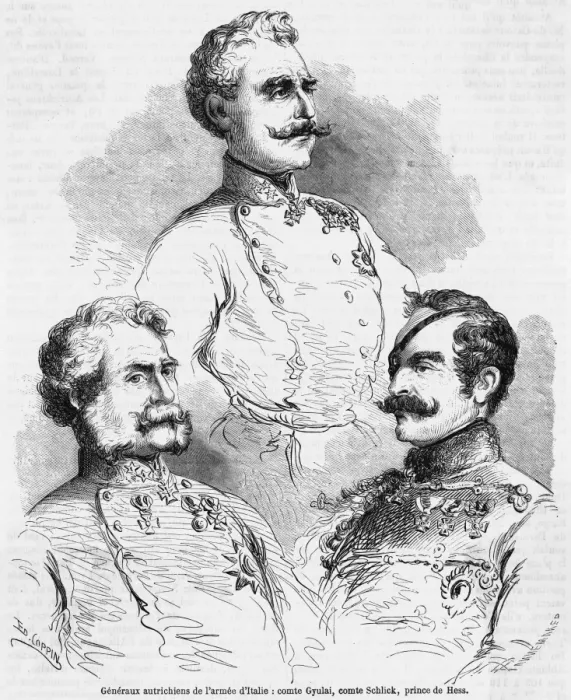 Framed Print : Austrian Generals Framed Print : Austrian Generals