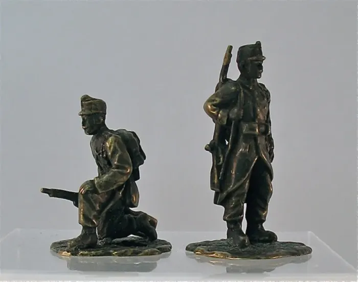 Framed Print : Two Austrian infantrymen, WW1 Framed Print : Two Austrian infantrymen, WW1