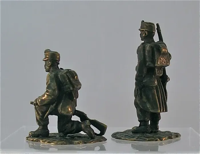 Framed Print : Two Austrian infantrymen, WW1 Framed Print : Two Austrian infantrymen, WW1