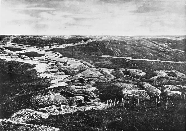 Austrian trenches at Zborov 1917