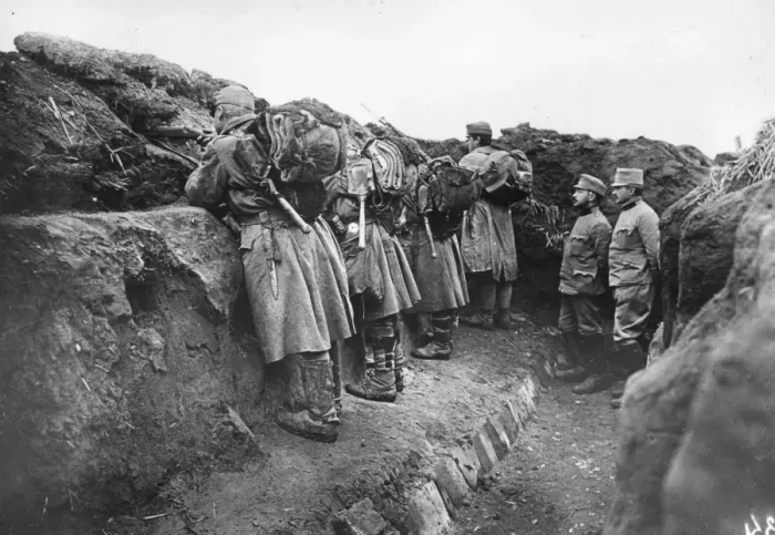 Framed Print : Austrian troops in trench, Eastern Front, Poland, WW1 Framed Print : Austrian troops in trench, Eastern Front, Poland, WW1