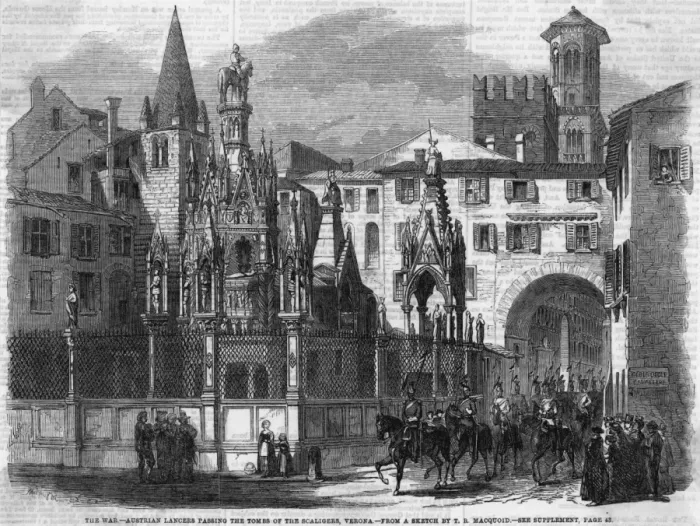 Framed Print : Austrians in Verona Framed Print : Austrians in Verona