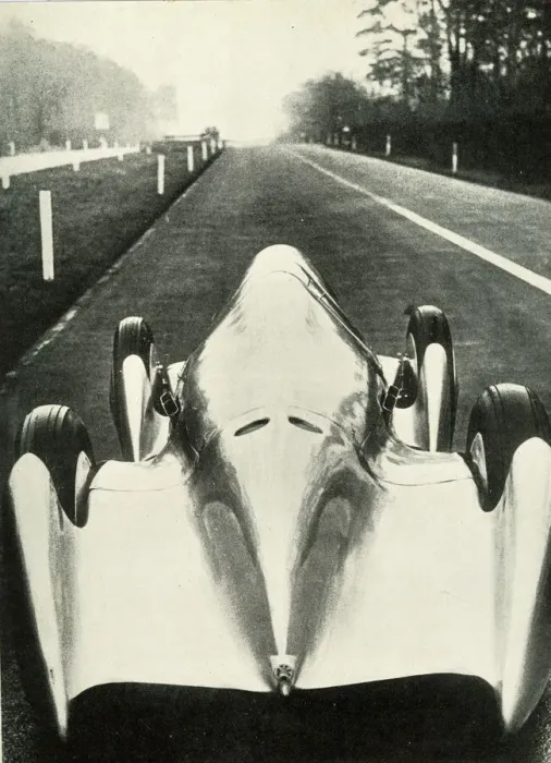 Framed Print : Auto Union during speed trials on Avus motor racing track Framed Print : Auto Union during speed trials on Avus motor racing track
