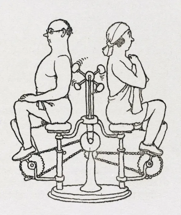 Framed Print : Automatic back massager / W H Robinson Framed Print : Automatic back massager / W H Robinson