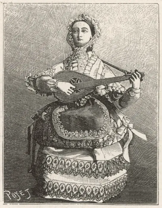 Framed Print : Automaton mandolin player Framed Print : Automaton mandolin player