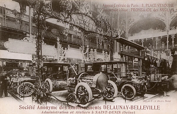 Automobiles Delaunay-Belleville stand - Paris Salon