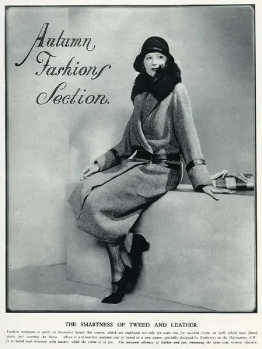 Framed Print : Autumn fashion for coats 1929 Framed Print : Autumn fashion for coats 1929