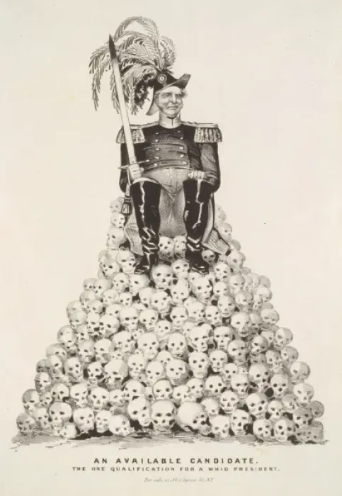 Framed Print : An available candidate--the one qualification for a Whig pre