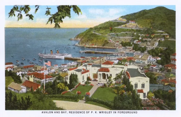 Framed Print : Avalon and bay, Santa Catalina Island, California, USA Framed Print : Avalon and bay, Santa Catalina Island, California, USA