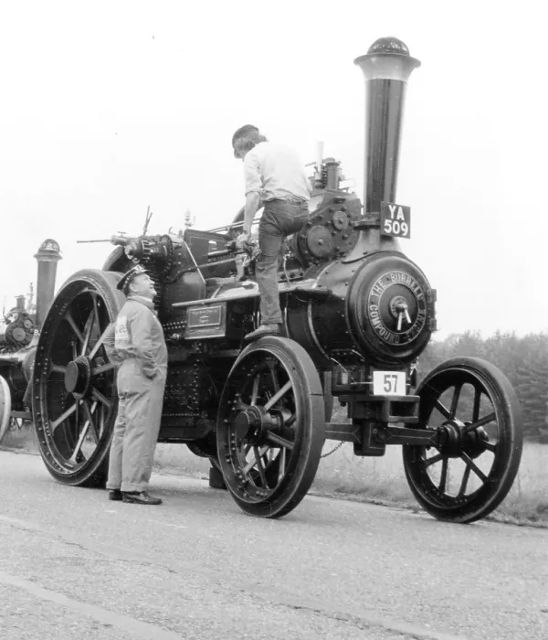 Framed Print : Aveling and Porter Road Roller
