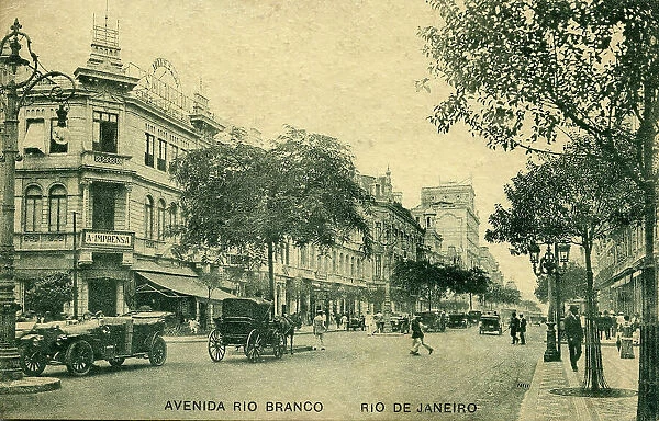 Avenida Rio Branco, Rio de Janeiro, Brazil
