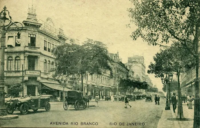 Framed Print : Avenida Rio Branco, Rio de Janeiro, Brazil Framed Print : Avenida Rio Branco, Rio de Janeiro, Brazil