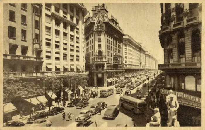 Framed Print : Avenida Roque Saenz Pena, Buenos Aires, Argentina Framed Print : Avenida Roque Saenz Pena, Buenos Aires, Argentina