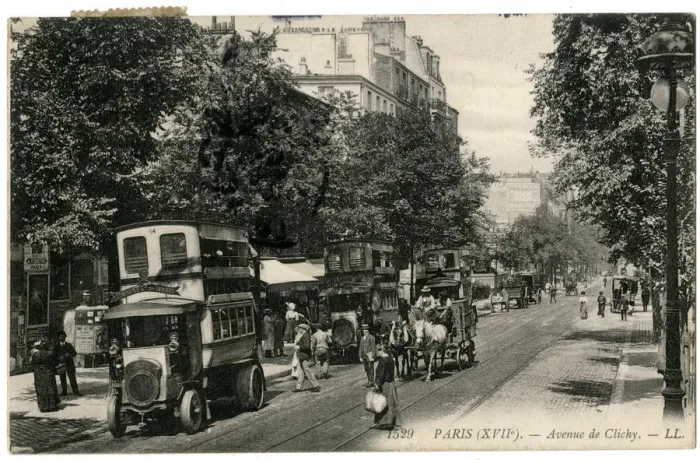 Framed Print : Avenue de Clichy, Paris, France Framed Print : Avenue de Clichy, Paris, France