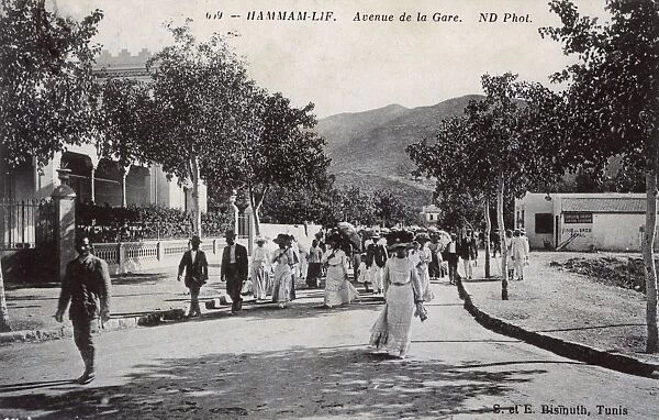 Avenue de la Gare, Hammam-Lif, Tunisia, North Africa