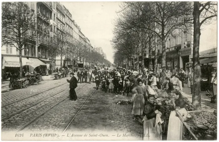Framed Print : Avenue de St Ouen, Paris, France Framed Print : Avenue de St Ouen, Paris, France