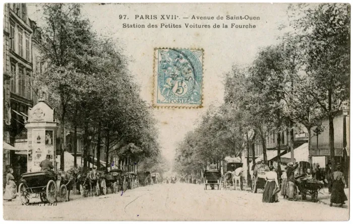 Framed Print : Avenue de St Ouen, Paris, France