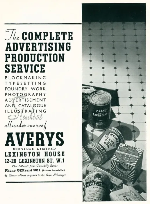 Framed Print : Averys Services Limited Advertisement Framed Print : Averys Services Limited Advertisement