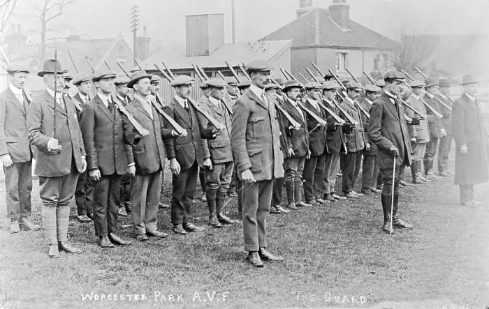 Framed Print : AVF Guard, Worcester Park, SW London (Surrey) Framed Print : AVF Guard, Worcester Park, SW London (Surrey)