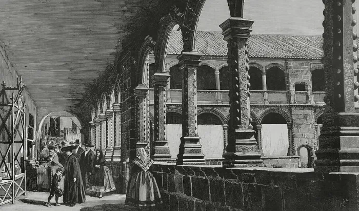 Framed Print : Avila - Cloister of the Monarchs - Monastery of Santo Tomas Framed Print : Avila - Cloister of the Monarchs - Monastery of Santo Tomas