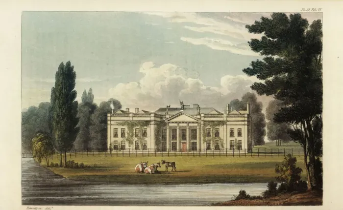 Framed Print : Avington House, Winchester, the seat of the Duke Framed Print : Avington House, Winchester, the seat of the Duke