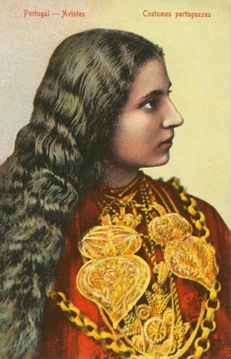 Framed Print : Avintes, Portugal - Striking girl in traditional costume Framed Print : Avintes, Portugal - Striking girl in traditional costume