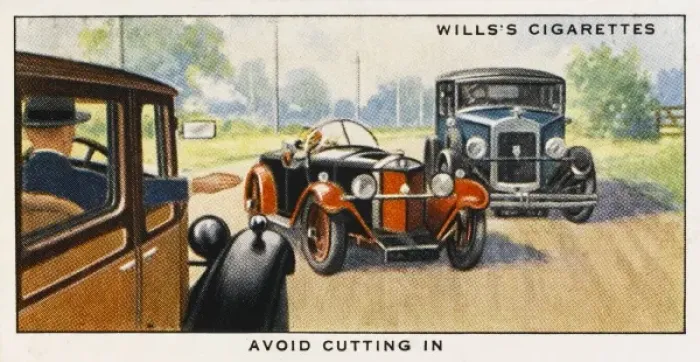 Framed Print : Avoid Cutting In Framed Print : Avoid Cutting In