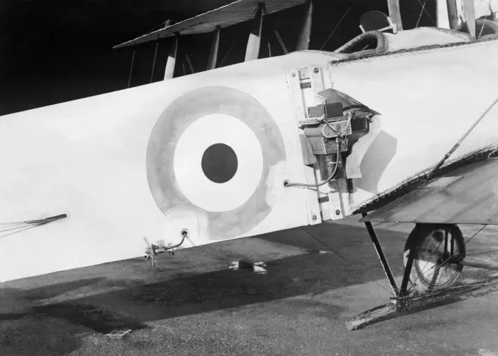 Framed Print : Avro 504 with Vertical Fuselage-Mounted Camera for Aerial-Photography Date: 1910s Framed Print : Avro 504 with Vertical Fuselage-Mounted Camera for Aerial-Photography Date: 1910s