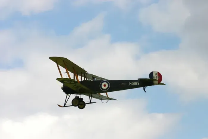 Framed Print : Avro 504K (aft) - Photo by Hugh W. Cowin - Old Warden Framed Print : Avro 504K (aft) - Photo by Hugh W. Cowin - Old Warden
