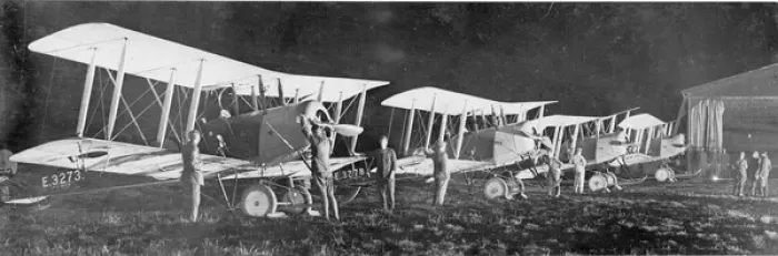 Framed Print : Avro 504Ks including E3273 and E3278 Framed Print : Avro 504Ks including E3273 and E3278
