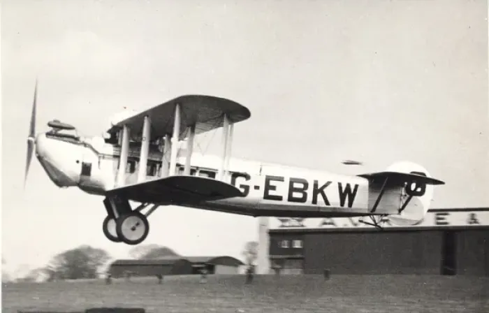 Framed Print : Avro 563 Andover, G-EBKW, civil transport Framed Print : Avro 563 Andover, G-EBKW, civil transport