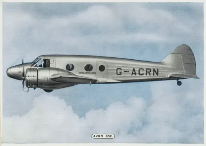Framed Print : AVRO 652. Originally designed as a light transport for Imperial Airways Framed Print : AVRO 652. Originally designed as a light transport for Imperial Airways