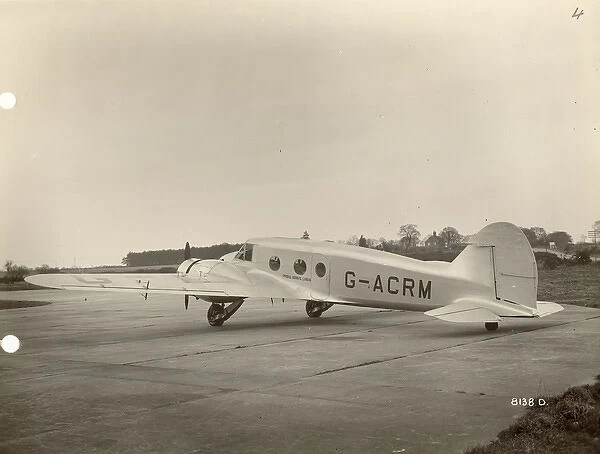 Avro 652, G-ACRM, Avalon, of Imperial Airways