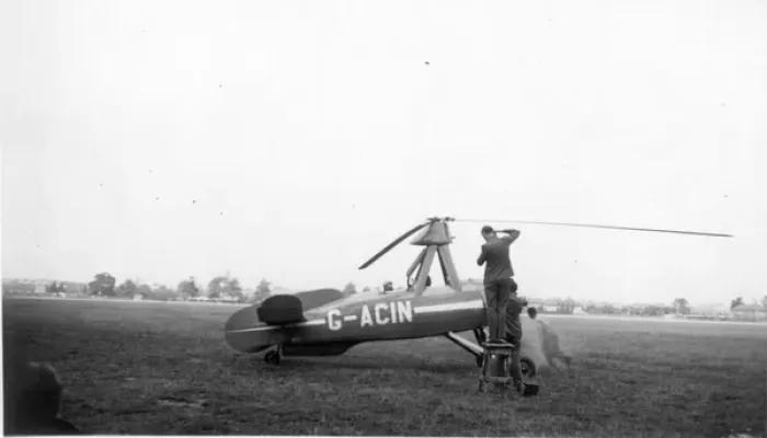 Framed Print : Avro 671 Cierva C30P G-ACIN Framed Print : Avro 671 Cierva C30P G-ACIN