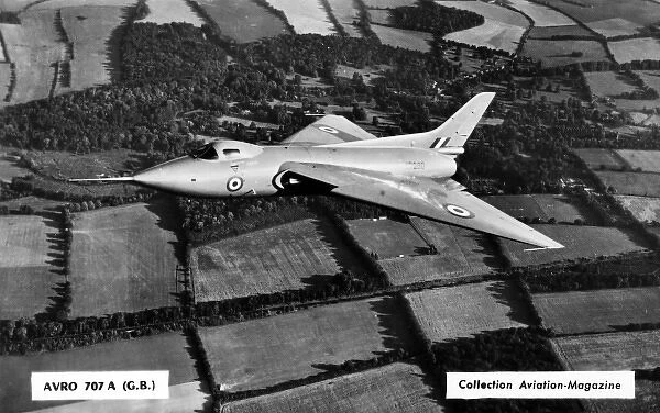 AVRO 707A. British jet fighter Date: circa 1950