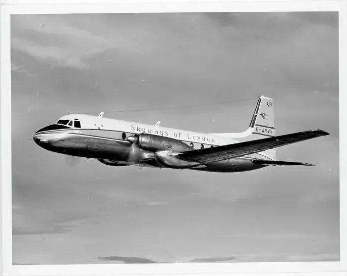 Framed Print : Avro 748 G-ARMV Framed Print : Avro 748 G-ARMV