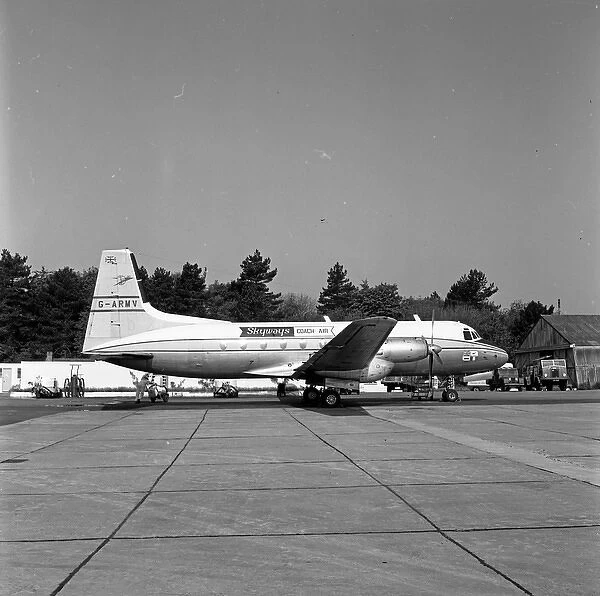 Avro 748 G-ARMV Skyways Coach Air Lympne 1964
