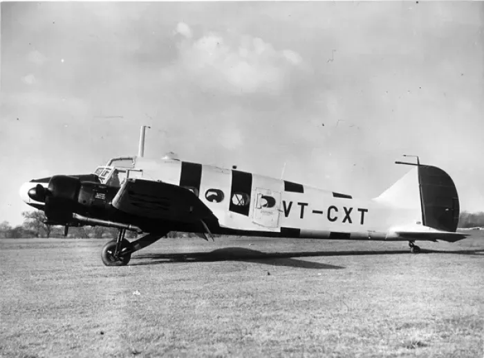 Framed Print : Avro Anson 18C VT-CXT a civil aircrew trainer Framed Print : Avro Anson 18C VT-CXT a civil aircrew trainer